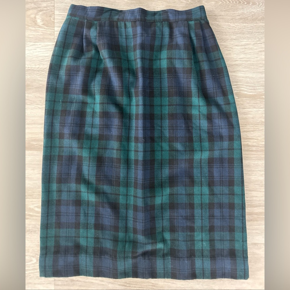 Authentic Nat Gordon Tartan 4-Pc Set Wool Plaid Jacket Shawl Kilt Skirt Vintage - Picture 10 of 16
